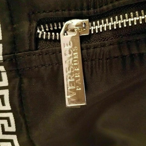 Versace Fragrance Small Bucket Bag Black & Silver Key Logo SEALED PACKAGE - Picture 6 of 10